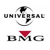 Logos de Universal Music Group y BMG Music Publishing