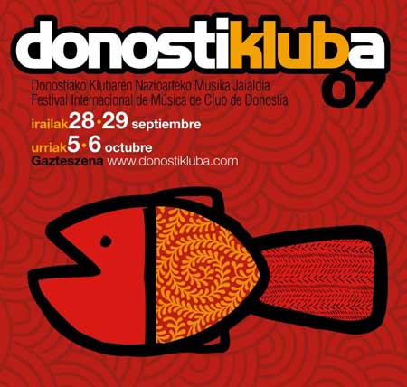 Cartel promocional del festival Donosticluba 07