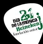 Logo de las celebraciones de Heineken en el Día Europeo de la Música
