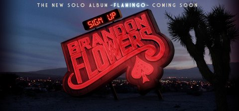 Imagen promocional del prÃ³ximo disco como solista de Brandon Flowers