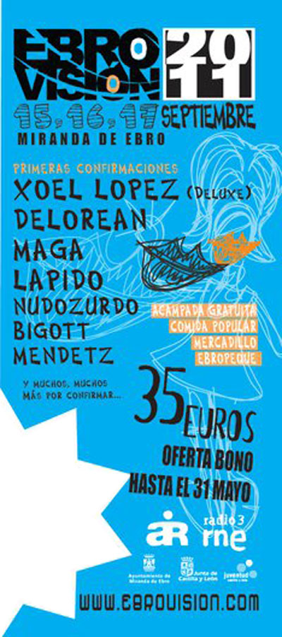 Primeros nombres para el Ebrovisión 2011