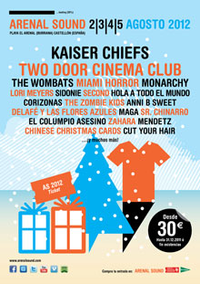 Cartel provisional del Arenal Sound 2012