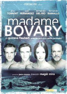 Cartel de la obra de teatro Madame Bovary
