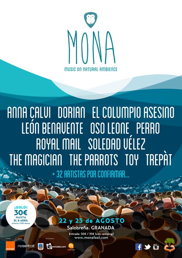 Cartel provisional del Mona Fest 2014