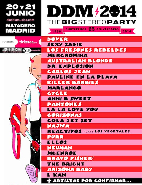 Cartel Provisional del The Big Stereoparty